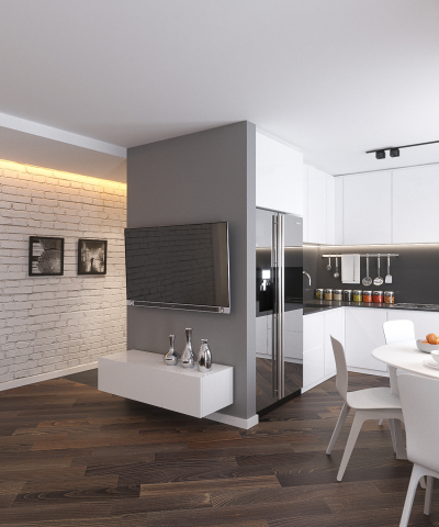 Гостиная-кухня