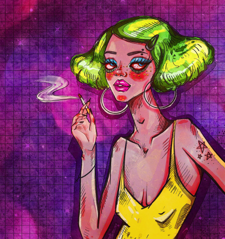 illustration girl