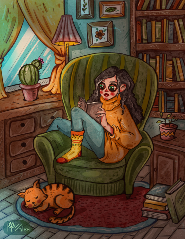 Girl illustration
