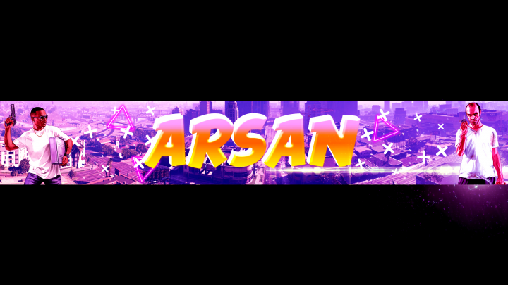 Шапка для ютуб канала ARSAN
