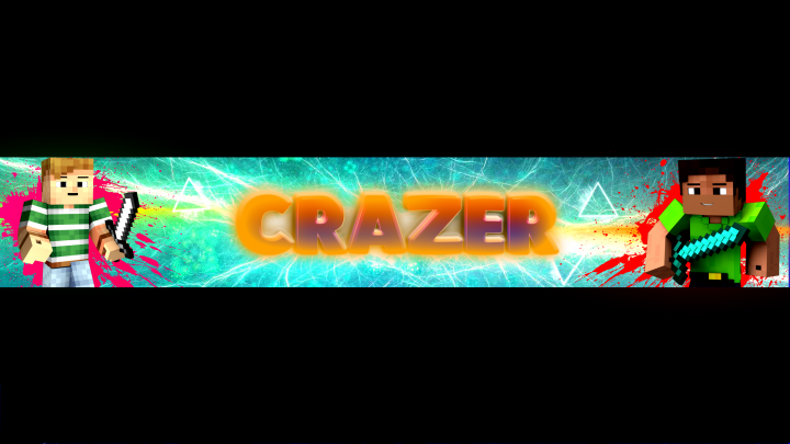 Шапка для ютуб канала CRAZER