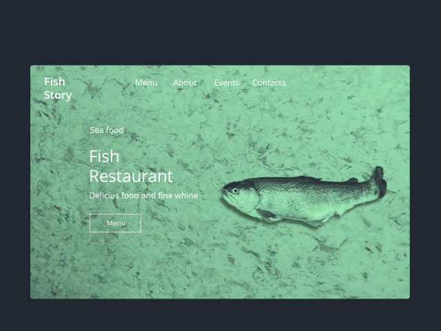 Баннер морской пищи