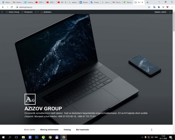 design azizovgroup.uz