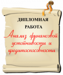 Анализ финансовой устойчивости и кредитоспособности на примере