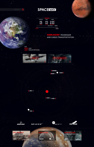 Лендинг SpeceWay