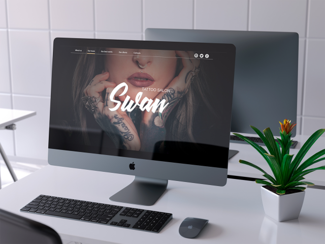 Лендинг для тату салона