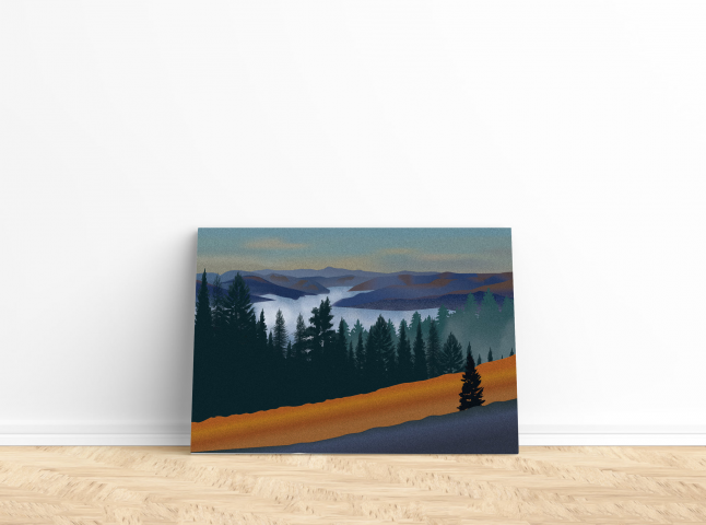 Карпаты в векторной интерпретации