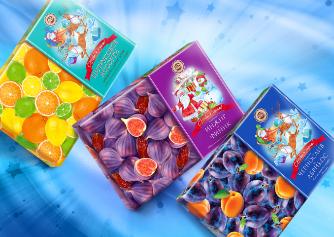 New Year limited edition packaging for chocolate sweets