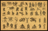 Часть бестиария для одной из фентезийных игр