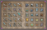 Иконки для ММОРПГ (оружие-шлема-амулеты)