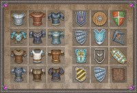 Иконки для ММОРПГ (доспехи-щиты)