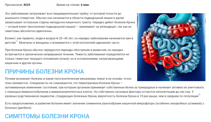 Болезнь Крона