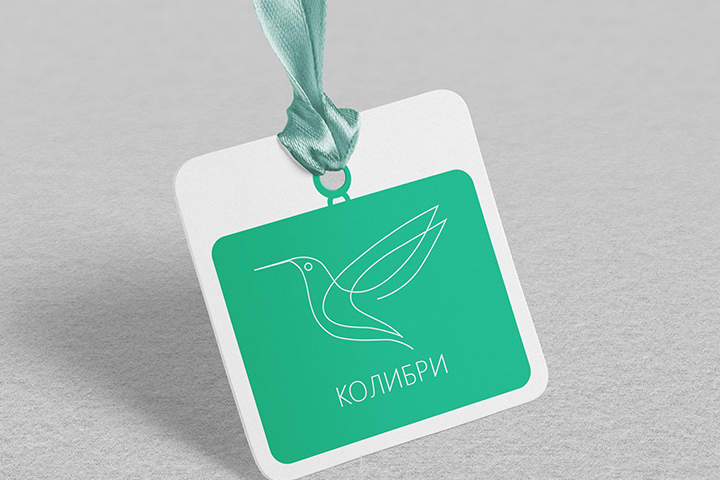 Логотип для ателье "Колибри"