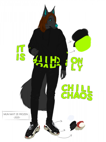 Концепт антро-волка одежда