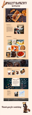 Landibg page Bakery