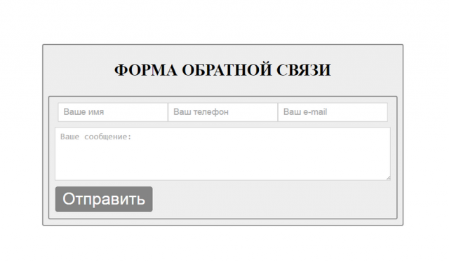 Адаптивная форма обратной связи с защитой от спама