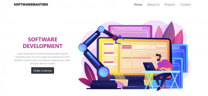 Лендинг на Bootstrap