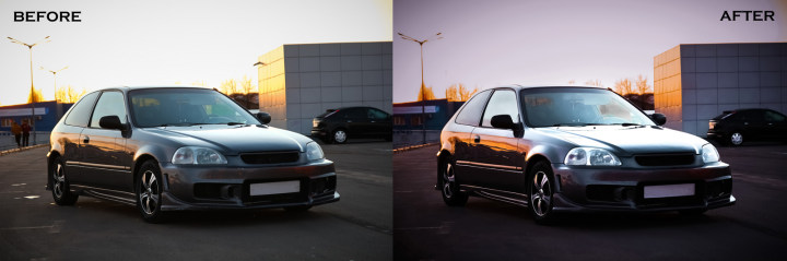 Ретушь авто