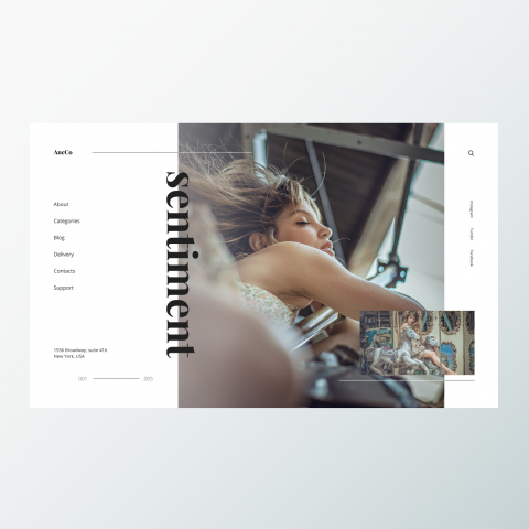 AncCo. Магазин одежды и аксессуаров. Минимализм