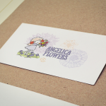 логотип для салона цветов ANGELICA FLOWERS