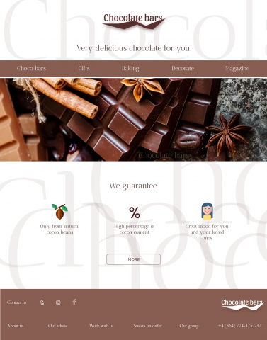 Chocolate landing list