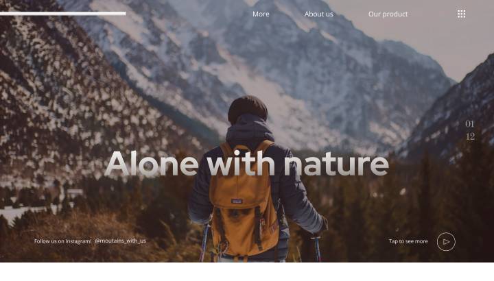 поход в горы, на природу