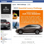 Конкурс для бренда Acura