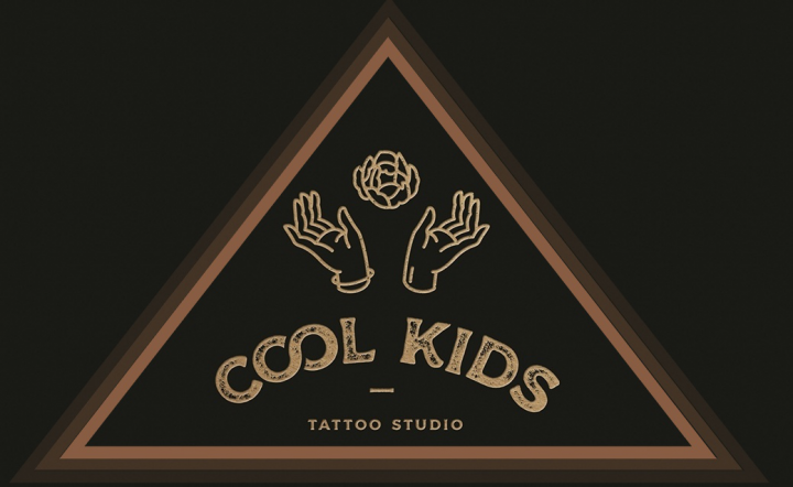 Логотип для тату салона "Cool Kids"