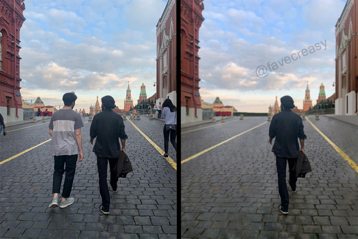 Цветокоррекция и Удаление людей