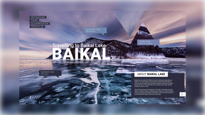 Landing Page Baikal Lake
