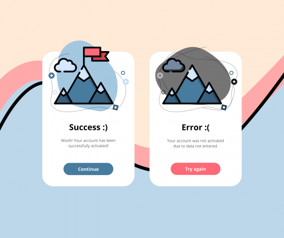 Flash Message with both the outcome for an error and success