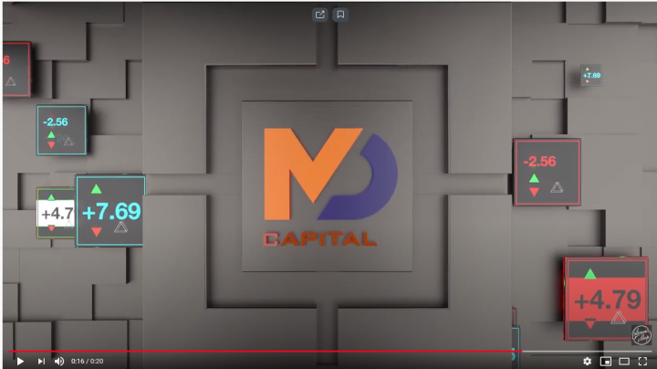 Заставка для онлайн биржи "MD Capital"