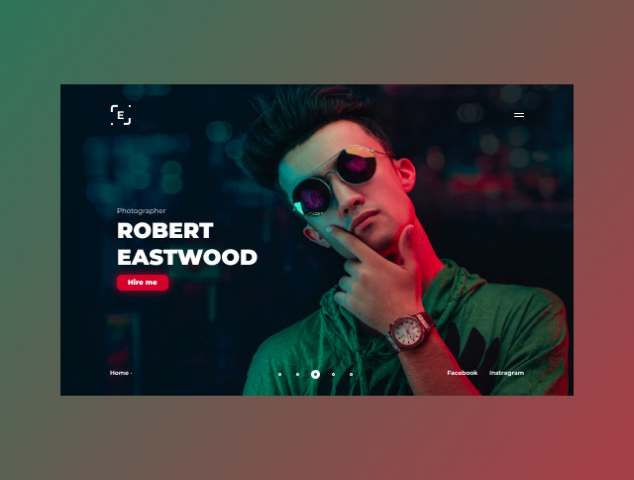 The photographer Robert Eastwood