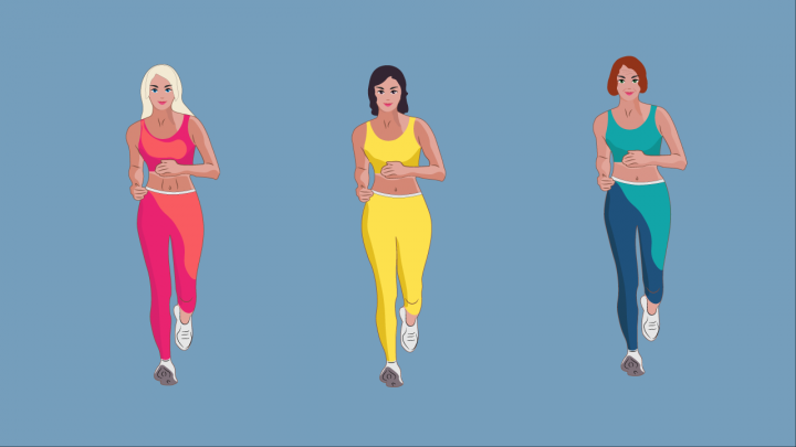 running girls