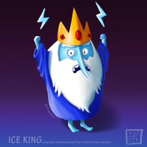 Ice King в казуальном стиле