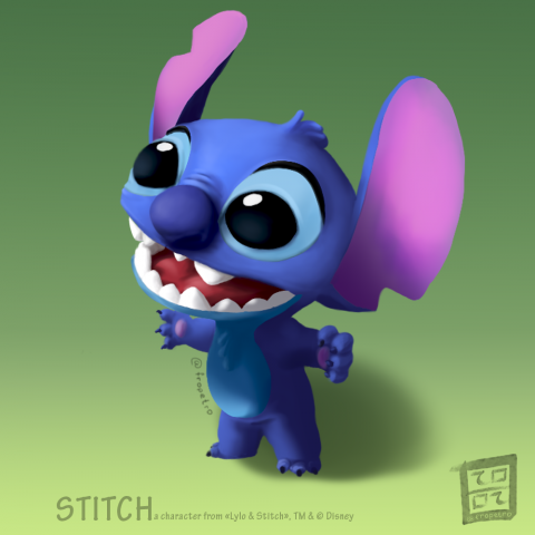 Stitch в казуальном стиле