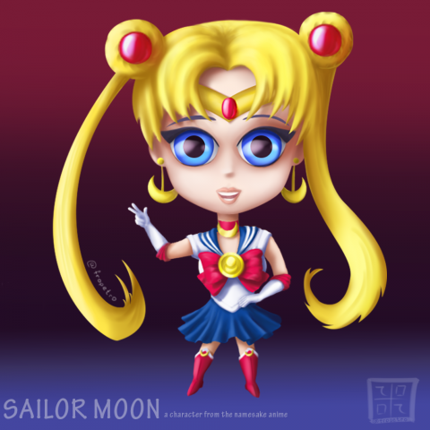 Sailor Moon в казуальном стиле