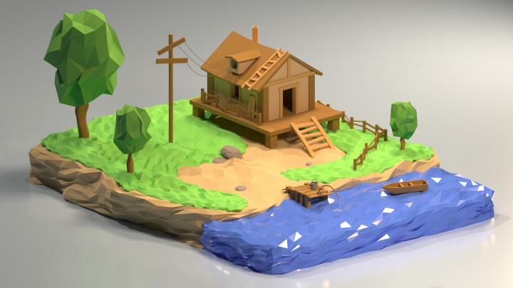 low poly