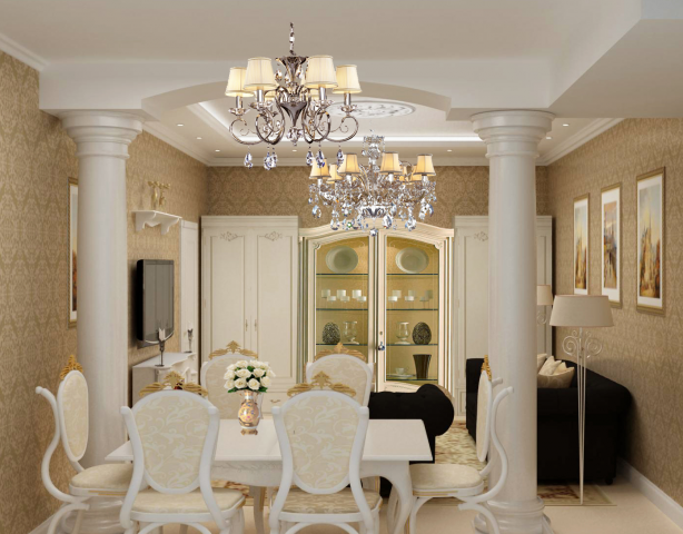 Визуализация гостиной