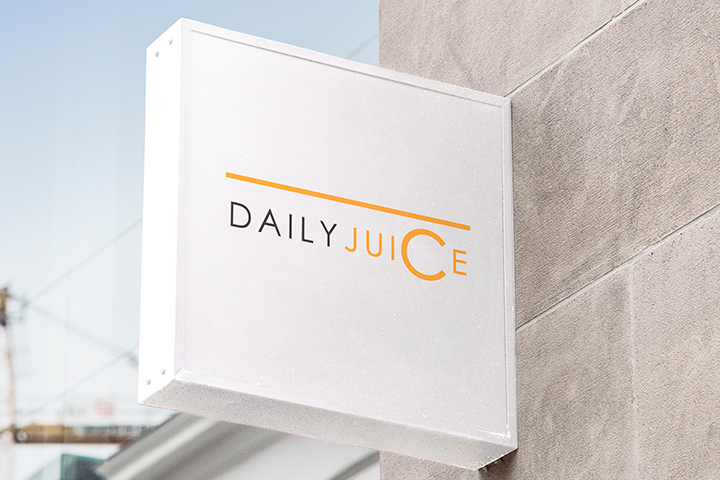 фирменный стиль - "DAILY JUICE"