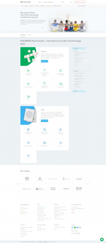 Website for psychometric testing using DISC technology