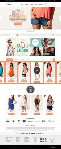 Интернет-магазин LOOKSHOP (ENG)