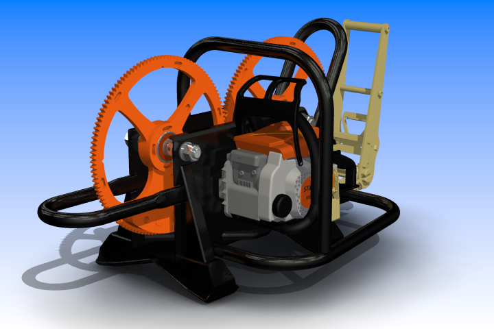 Стряхиватель плодов деревьев