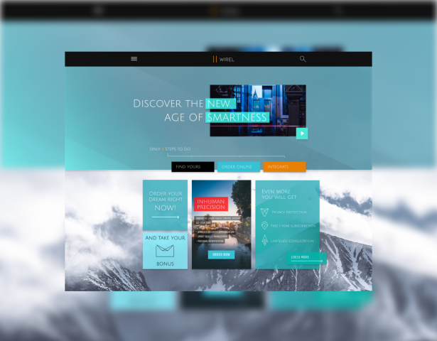 Landing page. Изготовление и установка устройств для умного дома