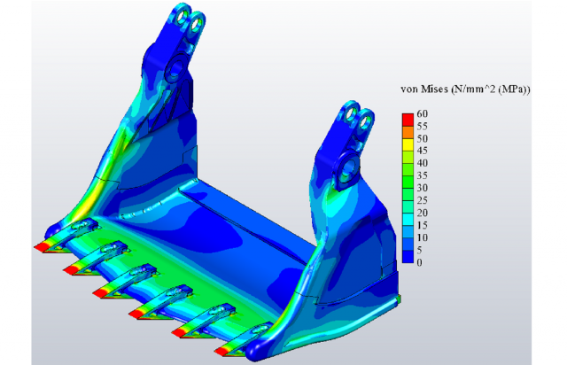 Статический расчет ковша