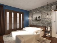 Cпальня в стиле LOFT