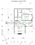 Проект коттеджа Post and beam