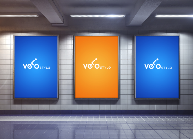 Варианты наружной рекламы для веломагазина "Velostyle"