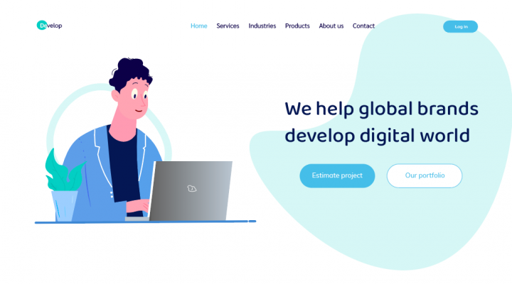 Landing для IT компании