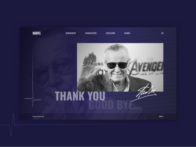 Промо-страница в память о Stan Lee
